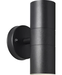 LALUMI Buitenlamp Jandy Zwart (naar Boven En Onderen Schijnend)