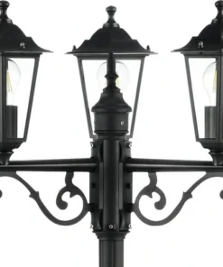 LALUMI Tuinlantaarn Carleen 3-lichts 200 Cm Zwart -Binnenverlichting Verkoopwinkel DV 8 4678414 10 4c RO 20220106161752