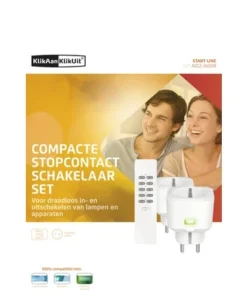 KLIKAANKLIKUIT® Stopcontactschakelaarset ACC2-3500R Wit -Binnenverlichting Verkoopwinkel DV 8 4679966 04 4c NL 20190321191757