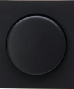 KOPP Athenis 55 Afdekplaat Voor Druk-wisseldimmer Antraciet