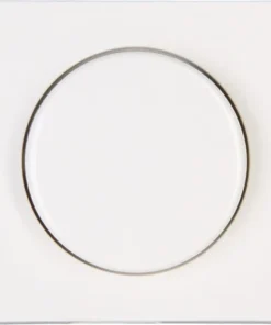 KOPP Athenis 55 Afdekplaat Voor Druk-wisseldimmer Wit