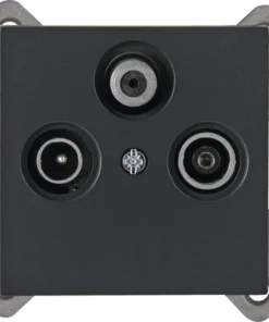 KOPP Athenis 55 Antennedoos RTV/SAT Antraciet