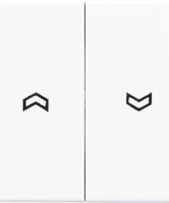 JUNG A500/AS500 Bedieningswipper Voor Jaloezieschakelaar Alpine Wit A 595 P WW