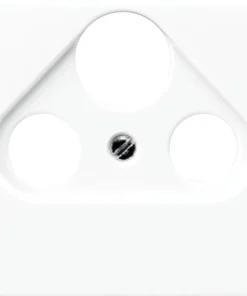 JUNG A500 Afdekplaat Antennecontactdoos SAT Alpine Wit A 561 PLSAT WW