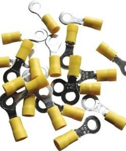 Kabelschoen Ring M6 Geel, 20 Stuks