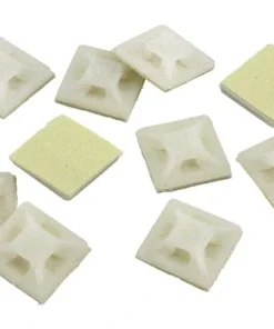 Zelfklevende Sokkel Wit 19x19 Mm, 10 Stuks