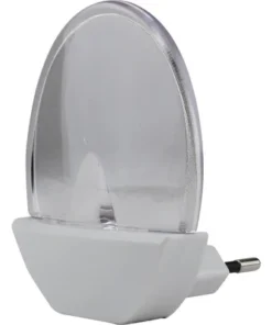 UNITEC LED Nachtlamp Art-Deco Ovaal Wit