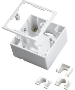 KOPP Paris Opbouw Wandcontactdoos Wit