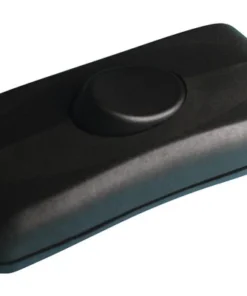 Snoerschakelaar Voor Ronde Kabel 2-polig Zwart