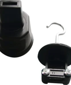 Eindstuk Voor Prikkabel Zwart