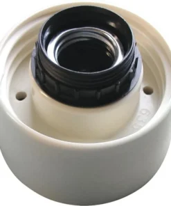 Schroefrand E27/60W Recht Wit