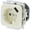 BUSCH-JAEGER SI Inbouw Wandcontactdoos (wcd) 1-voudig RA + USB Crème