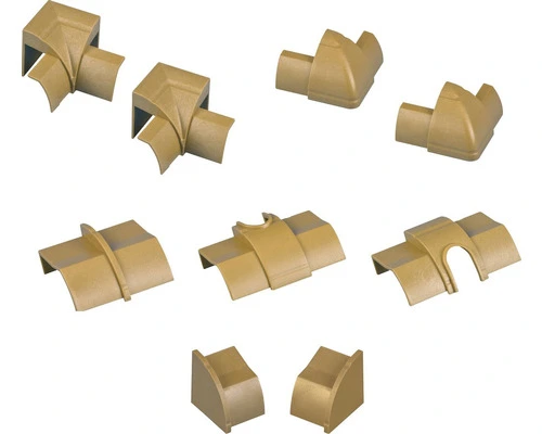 D-LINE Accessoireset T.b.v. Kabelgoot Kwartrond 22x22 Mm Houtlook, 9-delig 1 D-LINE Accessoireset T.b.v. Kabelgoot Kwartrond 22x22 Mm Houtlook, 9-delig