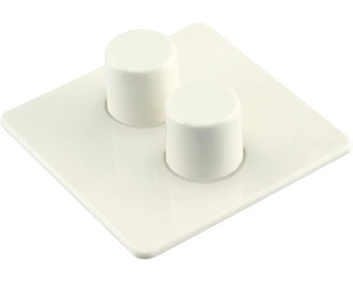 Centraalplaat Met Knop Duodimmer Crème (geschikt Voor PEHA) 1 Centraalplaat Met Knop Duodimmer Crème (geschikt Voor PEHA)