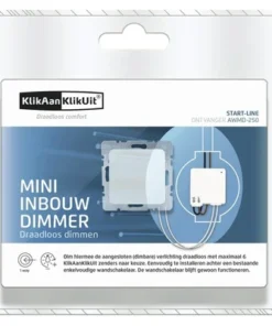 KLIKAANKLIKUIT® Mini Inbouw Dimmer AWMD-250 Wit, Max. 250 Watt -Binnenverlichting Verkoopwinkel DV 8 5552853 04 4c NL 20170830111216
