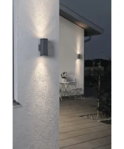 KONSTSMIDE Buitenlamp Monza Rechthoek Dubbel Antraciet -Binnenverlichting Verkoopwinkel DV 8 5718384 06 4c CH 20220530134755