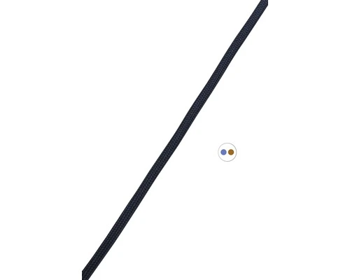 Textielsnoer 2x0,75 Mm² Zwart (per Meter) 2 Textielsnoer 2x0,75 Mm² Zwart (per Meter) - Afbeelding 2