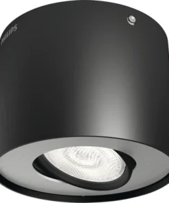 PHILIPS LED Opbouwspot Phase 1-lichts Zwart