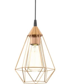 EGLO Hanglamp Tarbes Ø 17,5 Cm Koper -Binnenverlichting Verkoopwinkel DV 8 5864787 07 4c DE 20210211054405