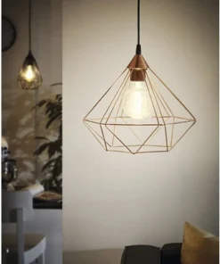 EGLO Hanglamp Tarbes Ø 32,5 Cm Koper