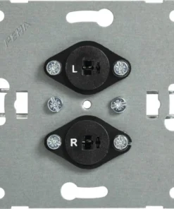 ROTH LANGE Inbouw Basiselement Luidspreker Contactdoos 2-voudig