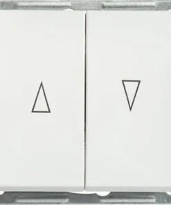 ROTH LANGE Primo Inbouw Jaloezieschakelaar Met Bedieningswipper Signaal Wit