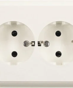 ROTH LANGE Plus Inbouw Wandcontactdoos (wcd) RA 2-voudig Zuiver Wit