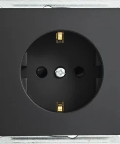 ROTH LANGE Primo Inbouw Wandcontactdoos (wcd) RA 1-voudig Met Verhoogde Aanrakingsbescherming Zwartgrijs