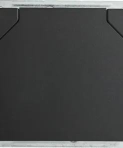 ROTH LANGE Primo Inbouw Wandcontactdoos (wcd) RA 1-voudig Met Klapdeksel Zwartgrijs