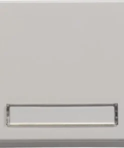 ROTH LANGE Plus Bedieningswipper Met Tekstvenster Voor Wissel Of Kruisschakelaar Zuiver Wit