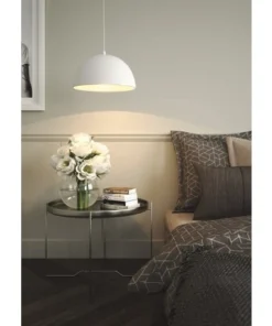 FLAIR Hanglamp Nashira Ø 40 Cm Wit/zilver