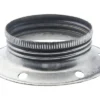 Fittingring E27 Metaal Vintage Zilver