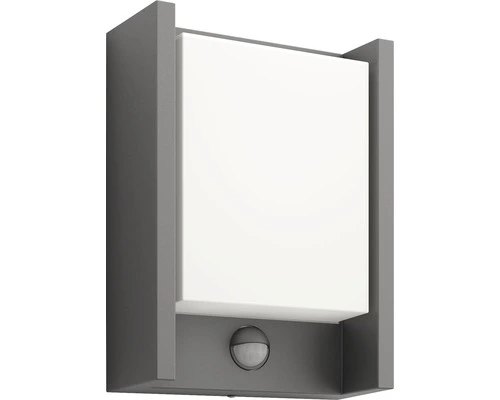 PHILIPS LED Buitenlamp Arbour Met Bewegingssensor Antraciet 1 PHILIPS LED Buitenlamp Arbour Met Bewegingssensor Antraciet