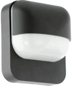 EGLO Buitenlamp Trabada Met Schemersensor Zwart