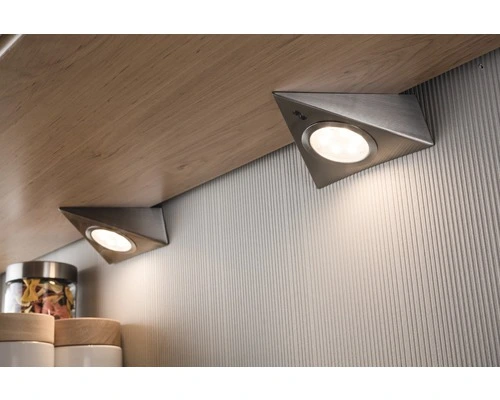 PAULMANN LED Onderbouwverlichting Met Bewegingssensor Geborsteld RVS, 3 Stuks 4 PAULMANN LED Onderbouwverlichting Met Bewegingssensor Geborsteld RVS, 3 Stuks - Afbeelding 4