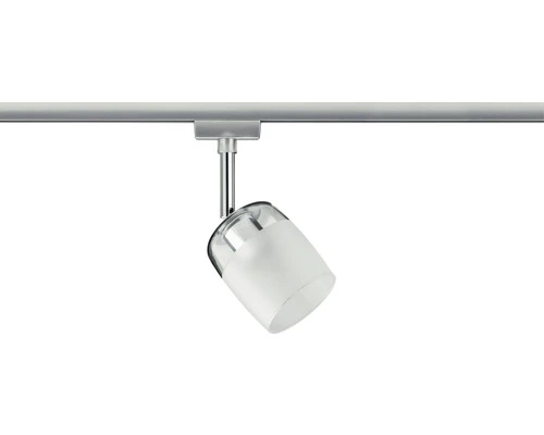 PAULMANN URail Spot Blossom Chroom Mat/helder Satijnglas (excl. Lichtbron) 2 PAULMANN URail Spot Blossom Chroom Mat/helder Satijnglas (excl. Lichtbron) - Afbeelding 2