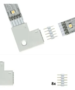 PAULMANN MaxLED Hoekverbinder 90° Plat Wit, 4 Stuks -Binnenverlichting Verkoopwinkel DV 8 6024088 02 4c DE 20190227141758