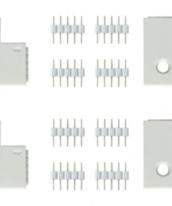 PAULMANN MaxLED Hoekverbinder 90° Plat Wit, 4 Stuks