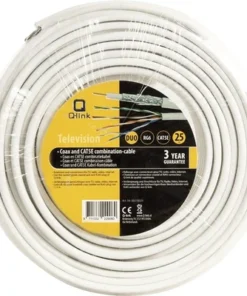 Q-LINK Combikabel Coax+UTP Wit 25 Meter 5 Q-LINK Combikabel Coax+UTP Wit 25 Meter -Binnenverlichting Verkoopwinkel DV 8 6066068 03 4c NL 20210204051657