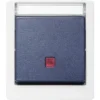 ROTH LANGE Opbouw Wisselschakelaar Met Controlelampje IP55 Gijs/blauw Spatwaterdicht