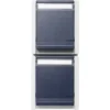 ROTH LANGE Opbouw Wandcontactdoos (wcd) 2-voudig RA IP55 Gijs/blauw Spatwaterdicht
