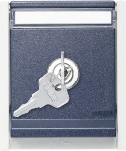 ROTH LANGE Opbouw Wandcontactdoos (wcd) 1-voudig Met Slot RA IP55 , Grijs/blauw Spatwaterdicht