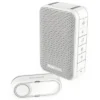 HONEYWELL Draadloze Gong Met Beldrukker DC313S Wit