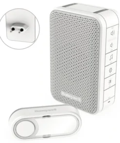 HONEYWELL Draadloze Gong Met Beldrukker DC313SP2 Wit