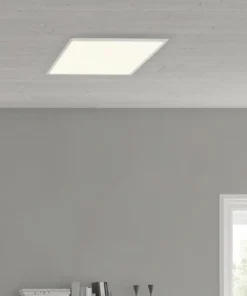 BRILLIANT LED Plafonniere Ceres Easydim 35x35 Cm Nikkel