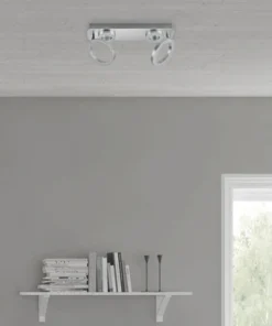 FLAIR LED Opbouwspot Adhara 2-lichts Chroom -Binnenverlichting Verkoopwinkel DV 8 6140203 07 4c DE 20220915154652