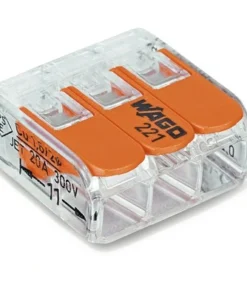 WAGO Verbindingsklem Compact 221-413, 5 Stuks