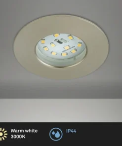 BRILONER LED Inbouwspot 8311 Ø 75 Mm Nikkel Mat