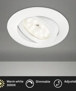 BRILONER LED Inbouwspot 8317 Ø 82 Mm Wit