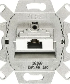 RUTENBECK Inbouwelement Wandcontactdoos RJ45 CAT6 Enkel